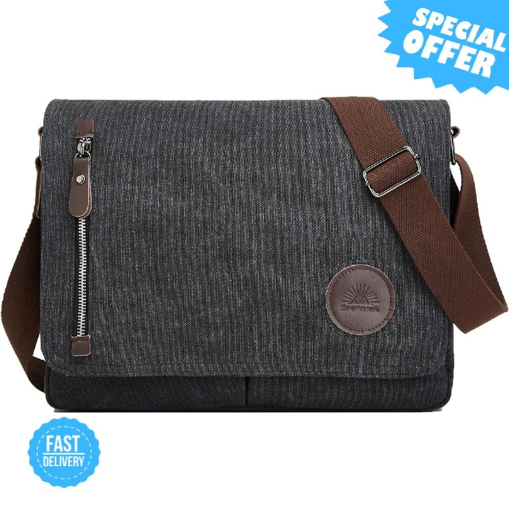 Brand New ZHIERNA Laptop Bag 13.3 Black Vintage
